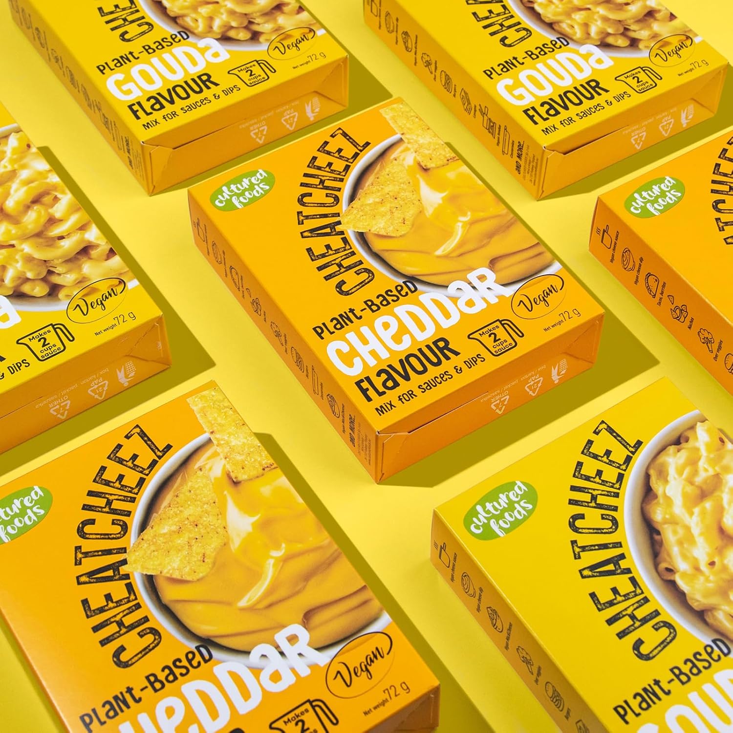 Cultured Foods CHEATCHEEZ Vegane Gouda-Sauce – laktose- und glutenfrei