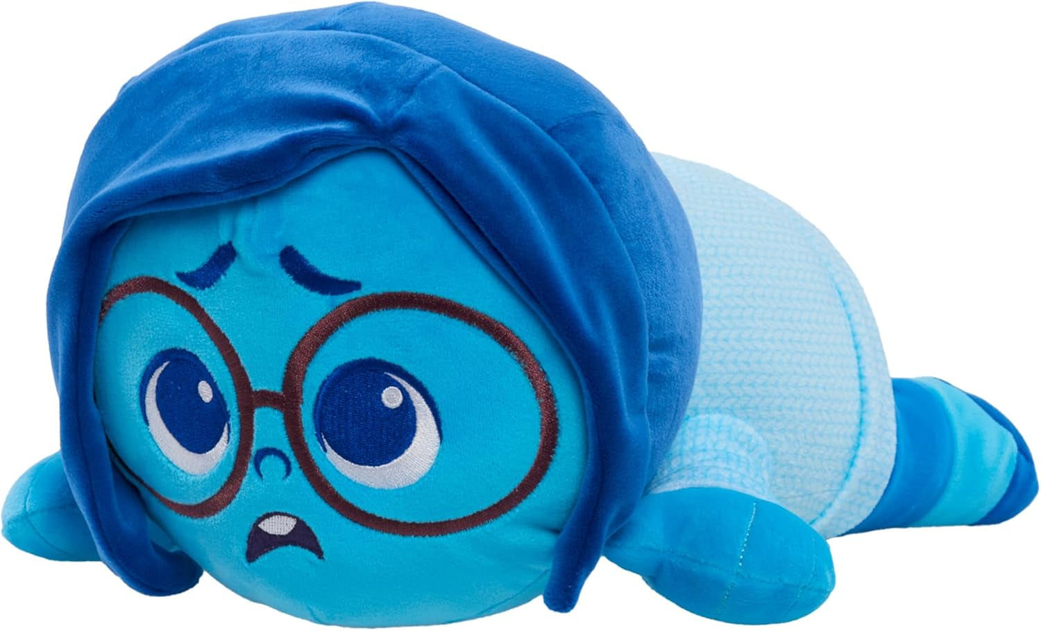 Just Play Disney și Pixar Inside Out 2 Minifigurine de colecționat, figuri de la 2,5 cm la 6,4 cm înălțime, jucării pentru copii de la 3 ani în sus Action figures Naty Shop Pluș cu greutate Sadness