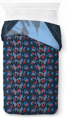 Lenjerie de pat pentru copii, unisex, printese si super eroi, 100% bumbac Lenjerie de pat - copii Naty Shop