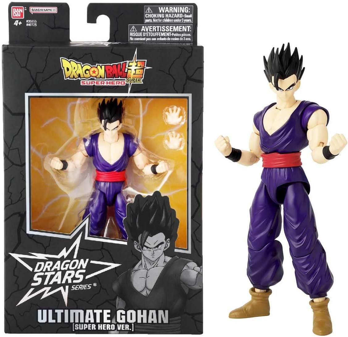 BANDAI – Dragon Ball Super – Dragon Stars Figur 17 cm – Goku Ultra Instinct – Offizielle Dragon Ball-Lizenz – Goku bewegliche Figur – Spielzeug für Kinder ab 4 Jahren – 35994J Actionfiguren Naty Shop Last Gohan