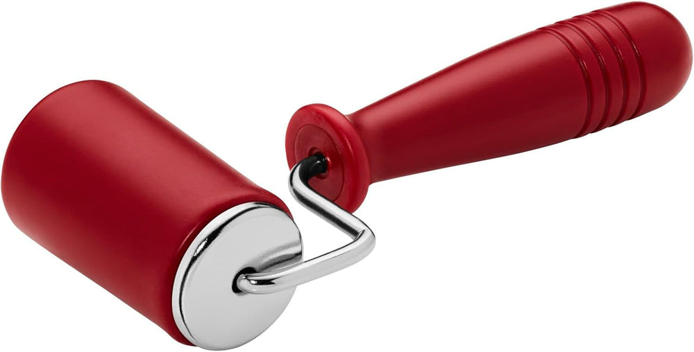 Sucitor mic roșu original Kaiser Kaiserflex 18 x 4,2 cm, sucitor conic, sucitor din silicon cu miez metalic, mâner ergonomic, rezistent la căldură până la 200°C
