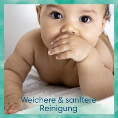 Set Harmonie Baby cu scutece mărimea 2 (4-8 kg, 240 bucăți) CUTIE LUNARĂ și cutie șervețele umede Harmonie Aqua Baby 720 șervețele (15 x 48), articole esențiale pentru bebeluși