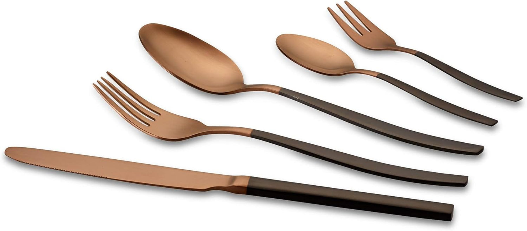 Besteckset Echtwerk Positano Due-Bronze, Black Edition, 20-teilig, 4 Personen Kitchen Naty Shop
