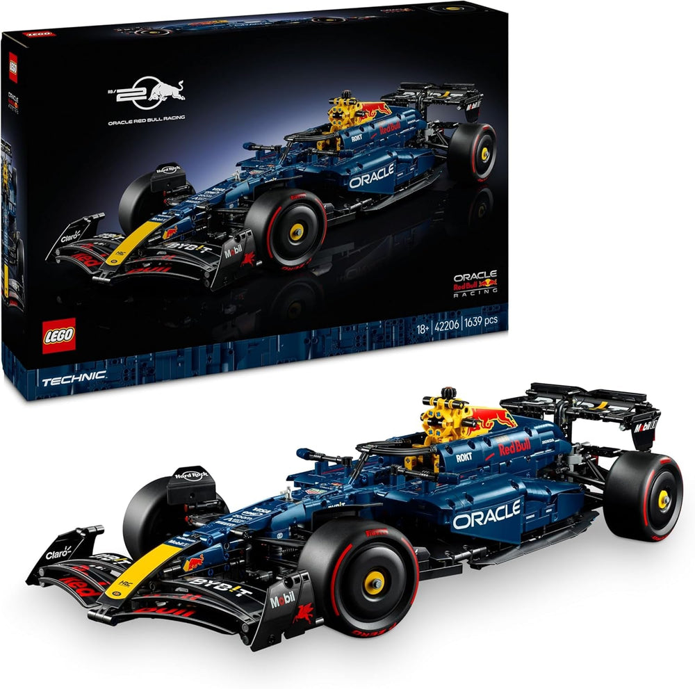 LEGO Technic Oracle Red Bull Racing RB20 F1 Rennauto Modell - Formel 1 Bauset zum Sammeln - V6-Motor, Getriebe, Lenkung & DRS im Maßstab 1:8 - Geschenkidee für Erwachsene & Teenager 42206