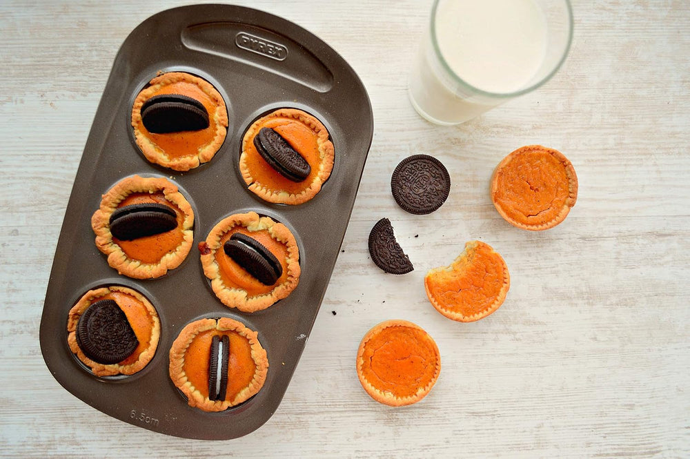 Pyrex BANDEJA 6 MAGDALENAS ASYMETRIA PX Muffinförmchen, Metall, Bunt, 6 Magdalena-Formen und Backbleche Naty Shop