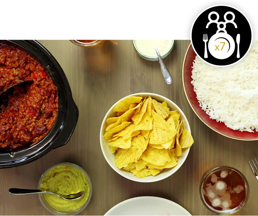 Crockpot, Slow cooker electronic, 5.7 L (5-6 persoane) Slow Cooker Naty Shop