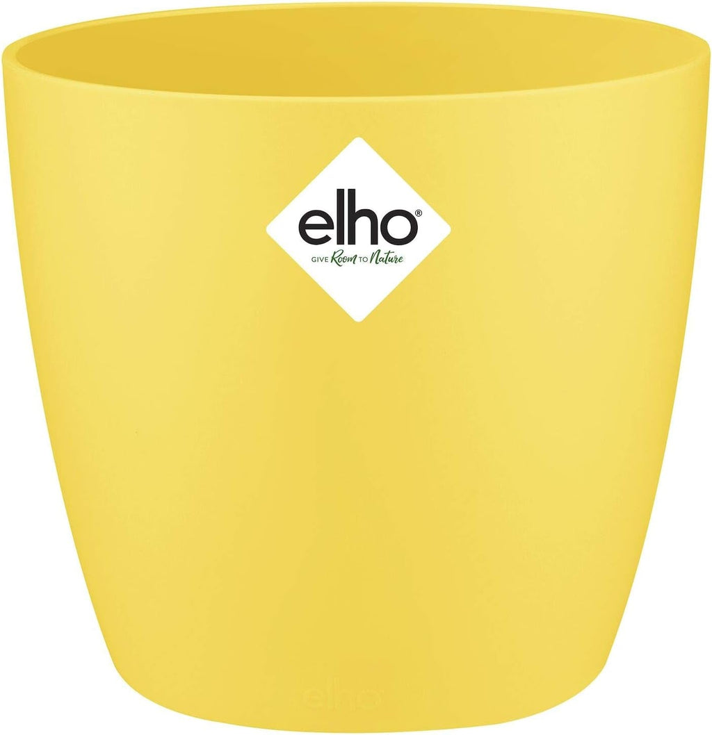 elho Brussels Round Mini 7 - Ghiveci de flori de interior - Ø 6,7 x H 6,0 cm - Verde/Verde Sorbet