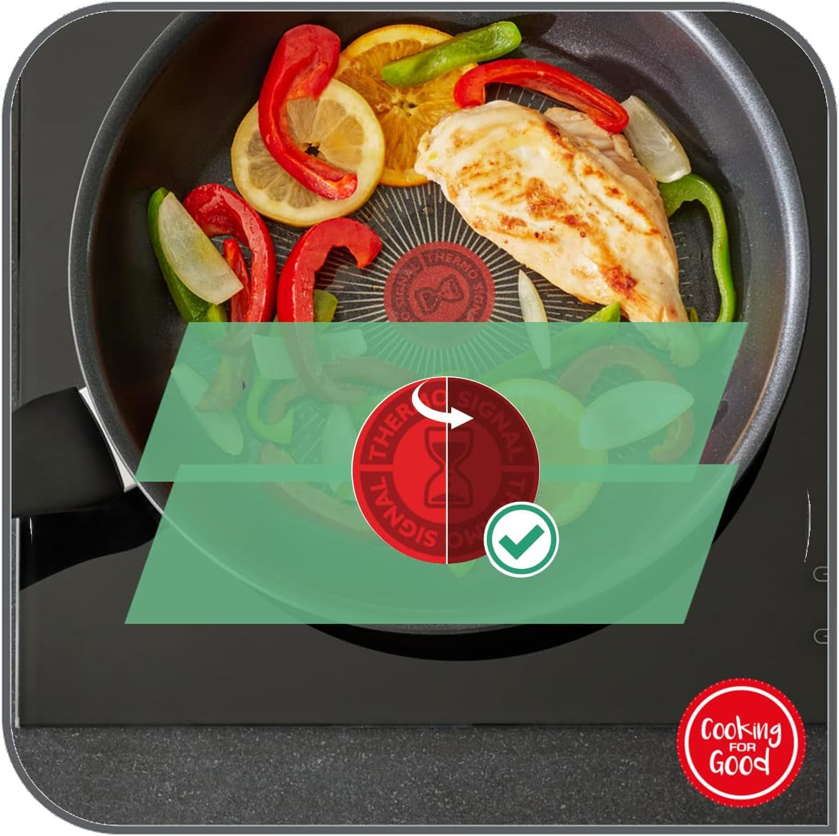 Tefal Hard Titanium Essential, nu este potrivită pentru inducție Oale si Tigai Naty Shop
