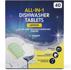 All-In-One-Geschirrspülertabletten, Zitrone, 40 Tabletten Naty Shop Kitchen Detergents