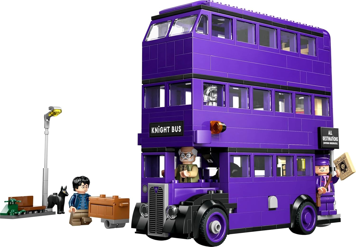 LEGO Harry Potter „Abenteuer mit dem reisenden Ritter“ Bauset 5 Minifiguren, darunter Ernie Prang, Stan Shunpike und Tatze Busspielzeug für Fans der Zauberwelt, Jungen und Mädchen ab 8 Jahren 76446 Bausets Beuche den LEGO-Store