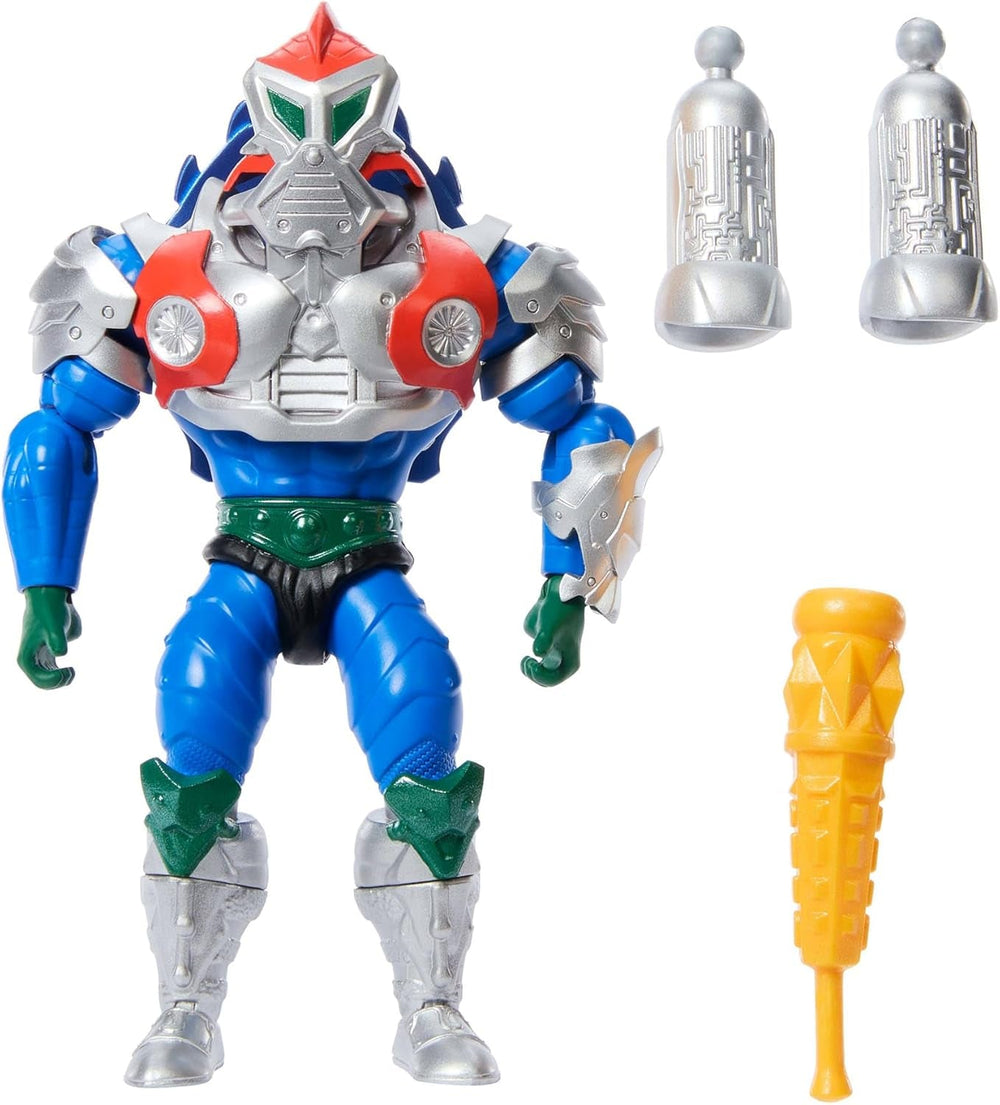 Masters of the Universe Origins Turtles of Grayskull Mekaneck Reptile Wars Movable Action Figure, Teenage Mutant Ninja And MOTU Crossover Hero Toy, JBN00, [Multicolor] Action figures Naty Shop Titlu implicit
