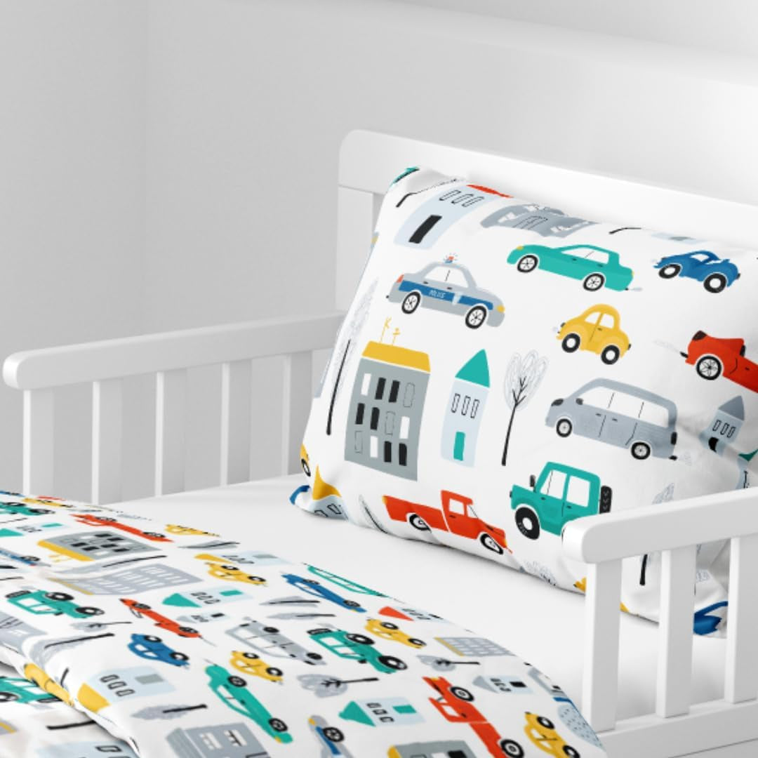 Lenjerie de pat pentru baieti, diverse motive, 100% bumbac Lenjerie de pat - copii Naty Shop