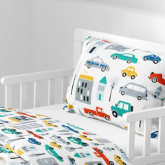 Lenjerie de pat pentru baieti, diverse motive, 100% bumbac Lenjerie de pat - copii Naty Shop