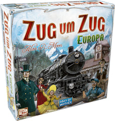 Asmodee, Ticket to Ride: Europa, Days of Wonder, Grundspiel, Familienspiel, Brettspiel, 2-5 Spieler, ab 8 Jahren, 30-60 Minuten, Deutsch