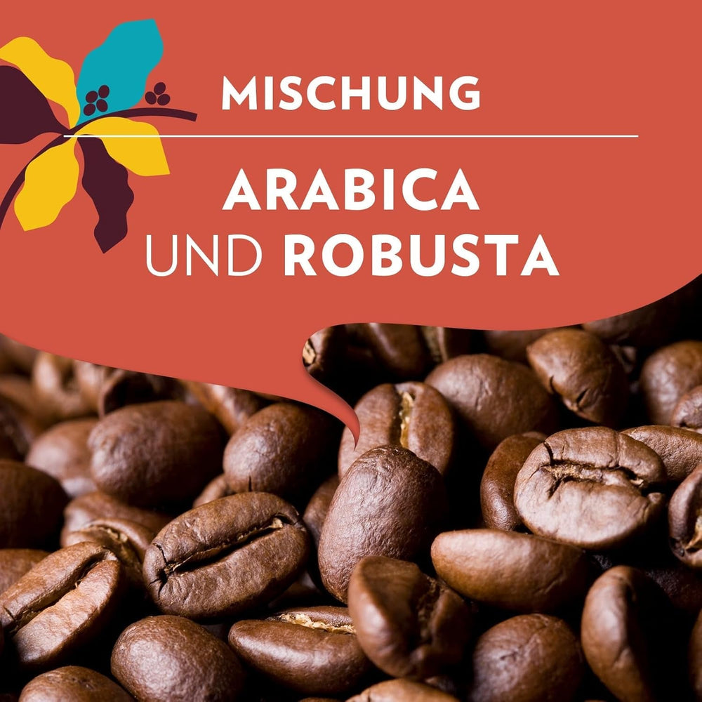 Lavazza, Tales of Roma, Kaffeebohnen, ideal für Espressomaschinen, mit Aromanoten von Haselnuss und dunkler Schokolade, Arabica und Robusta, 250 Gramm Coffee Naty Shop