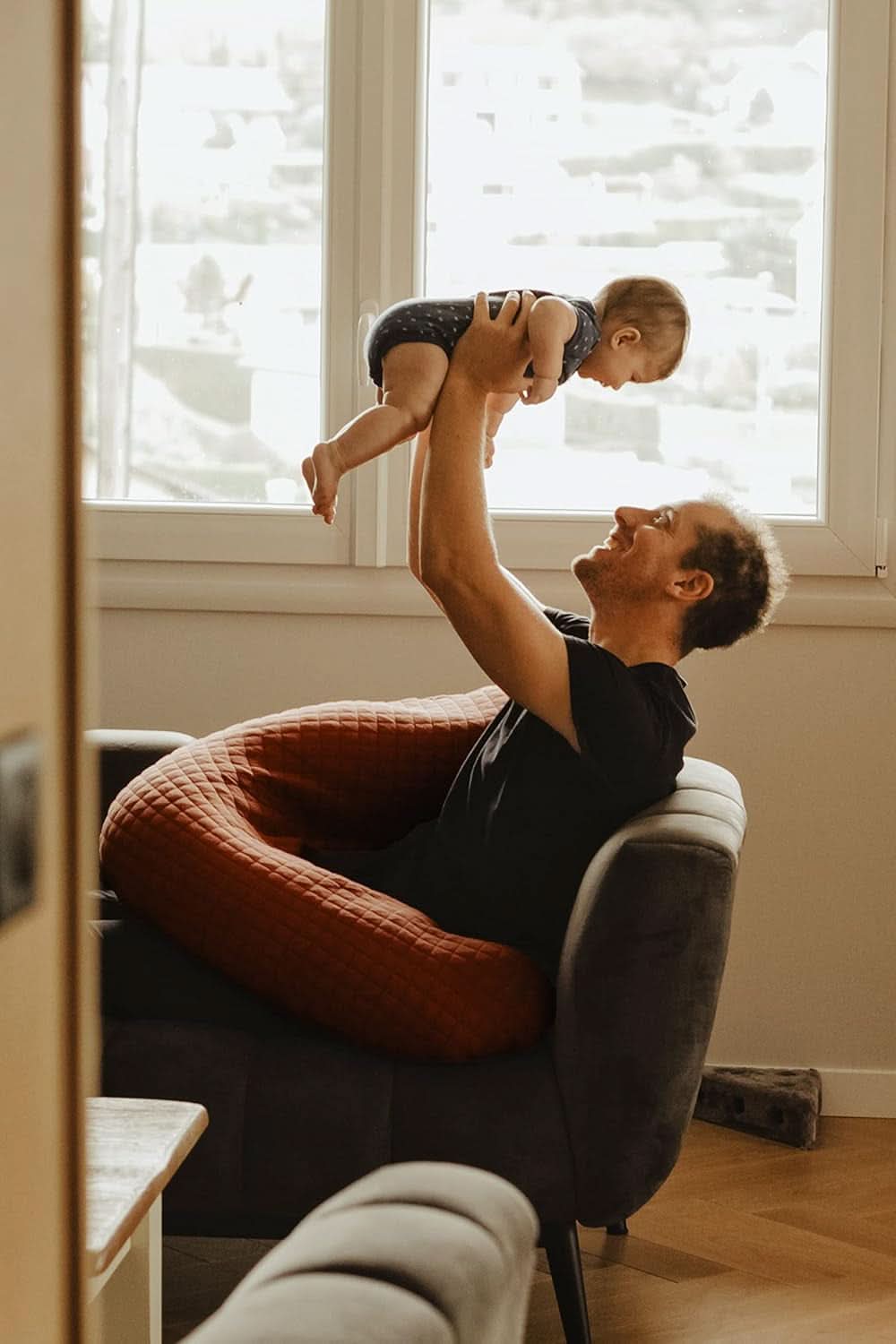 Red Castle - Umstands- und Stillkissen, 170 cm Zubehör Essen und Stillen Bebe Naty Shop