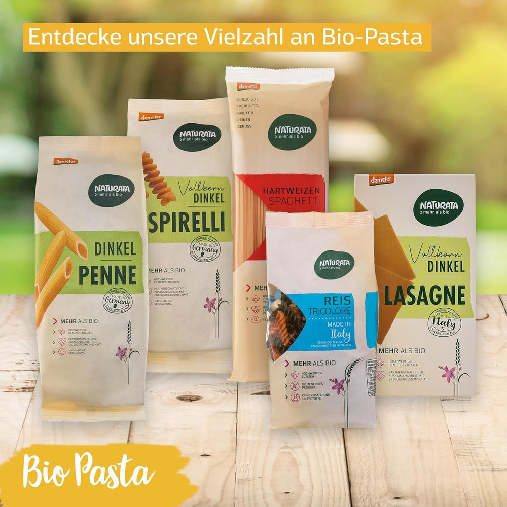 Foi de lasagna din speltă integrală organică, 250 g | Speltă Demeter din Alpii Șvabi | Aromă delicată de nucă pentru lasagna și caserole