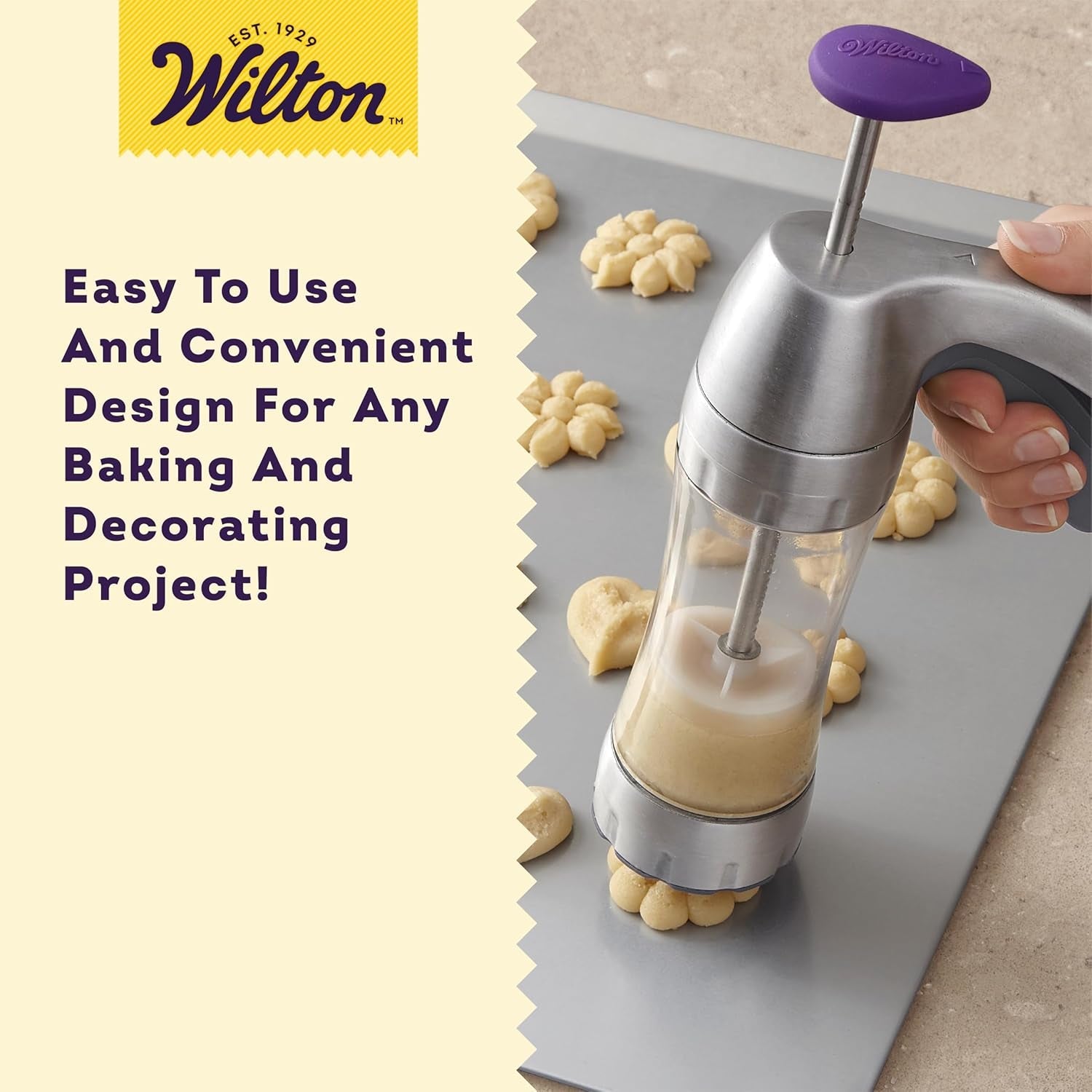 Presă pentru fursecuri Wilton Preferred Press, set 13 piese, 385 g