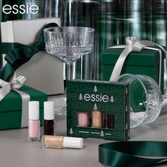 Kit Essie Mini Trio XMAS, nr. 13 Mademoiselle + nr. 49 Wicky + nr. 570 Mani Thanks, 3 x 15 ml