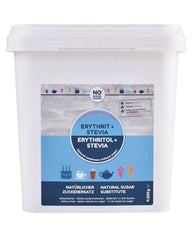 OHNE ZUCKER, Erythrit + Stevia Natürlicher Zuckerersatz ohne Kalorien 1:1 Süße im Vergleich zu Zucker, ohne Geschmack, 4,5 kg Süßstoffe Naty Shop