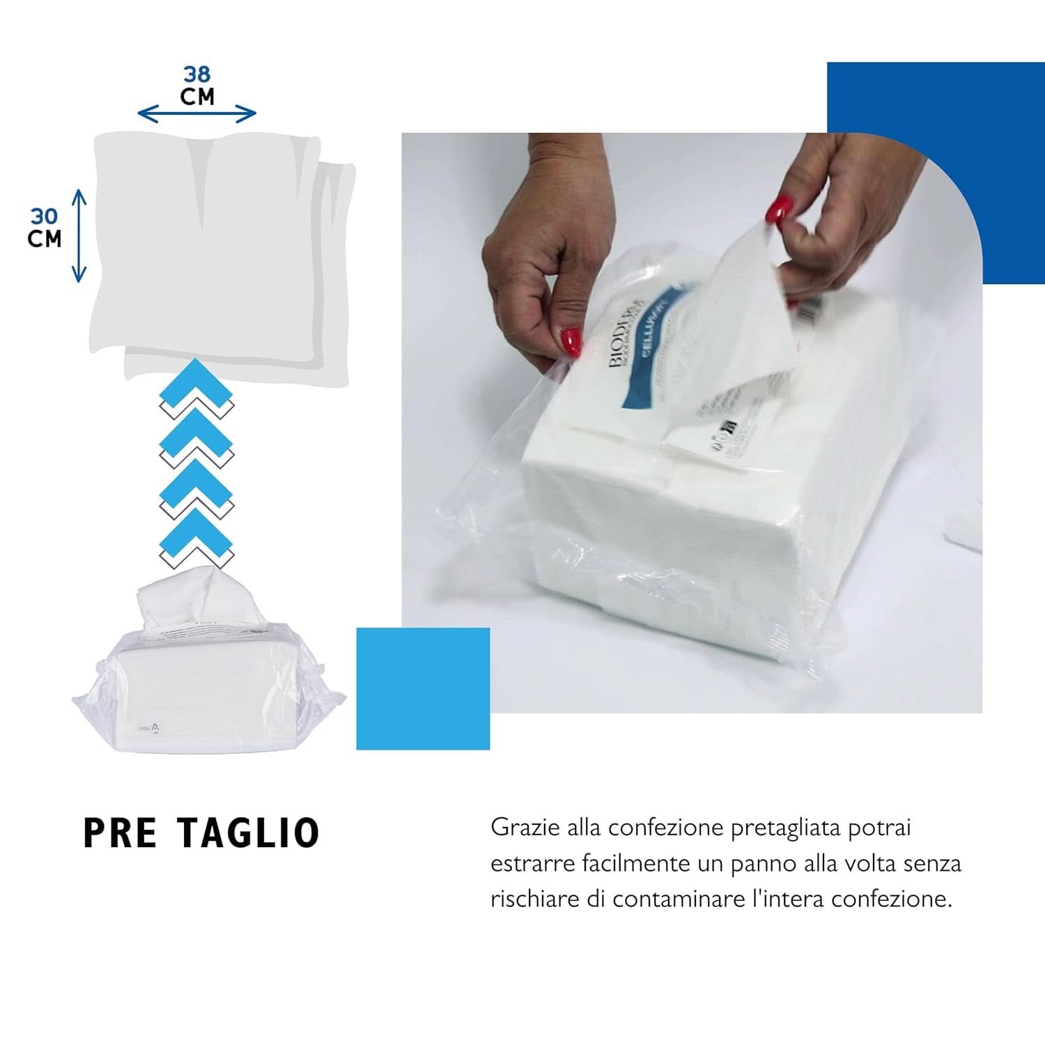 BIODERM Cellusoft – Einweg-Feuchttücher aus weicher Viskose und Polyester, Baby-Feuchttücher, Naty Shop