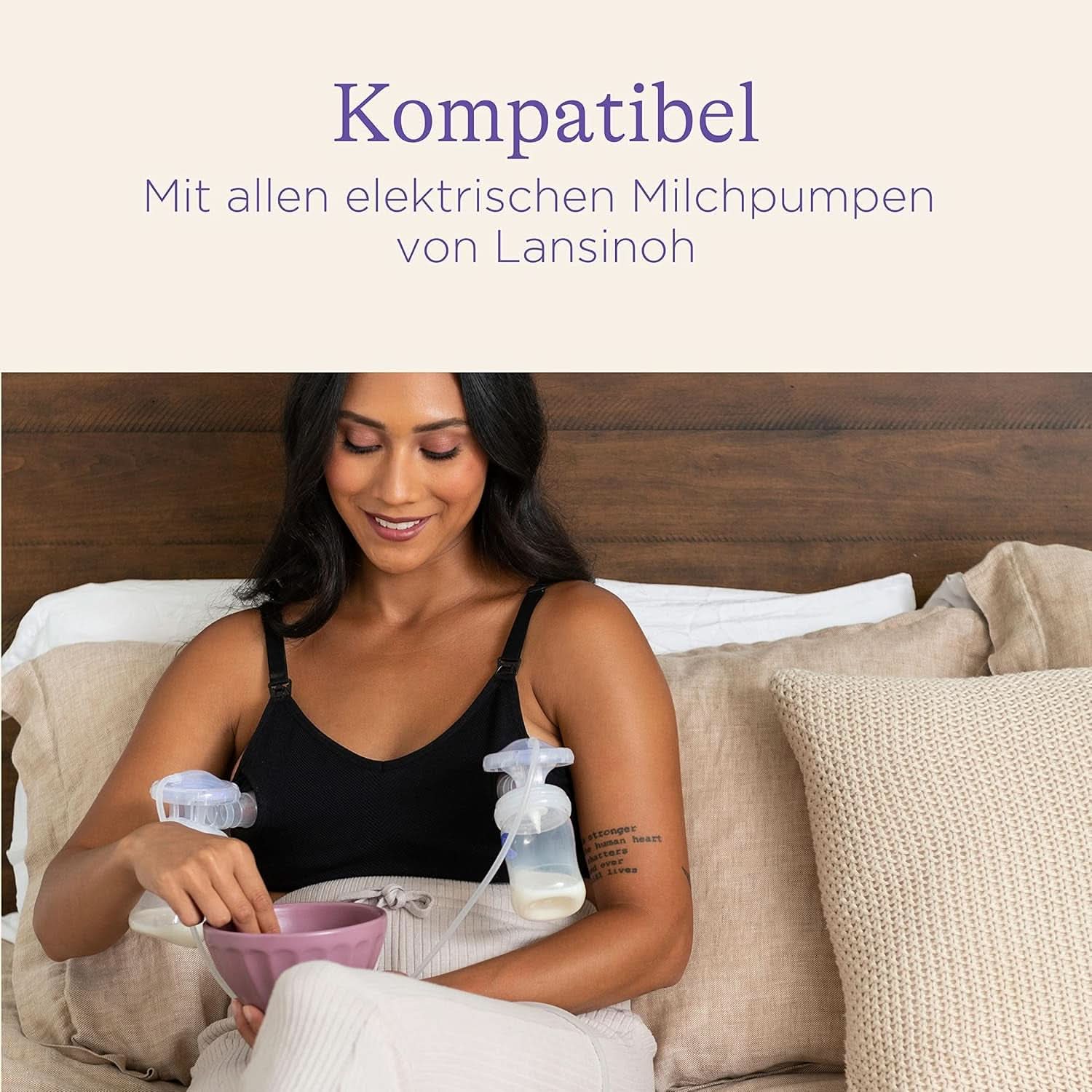 Lansinoh Pump Set - Wartungs-/Ersatzteilset für elektrische Milchpumpen Zubehör Essen und Stillen Bebe Naty Shop