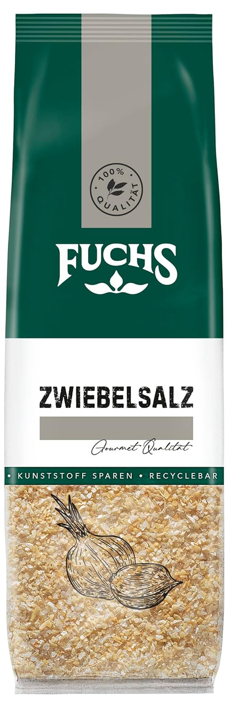Fuchs Gewürze - Meersalz grob im recyclebaren Nachfüllbeutel - 130 g