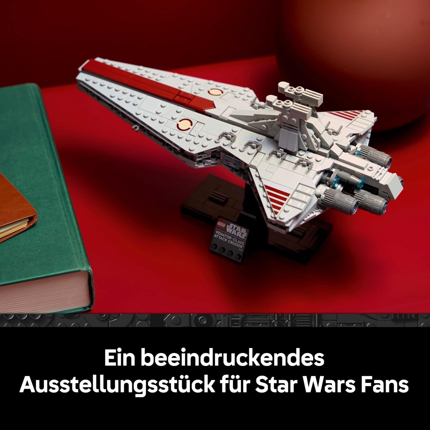 LEGO Star Wars 75441 Angriffskreuzer der Venator-Klasse - Modellbau-Set des republikanischen Kriegsschiffs für Erwachsene - Deko für Wohnzimmer & Regal - Geschenk für Fans von Die Rache der Sith