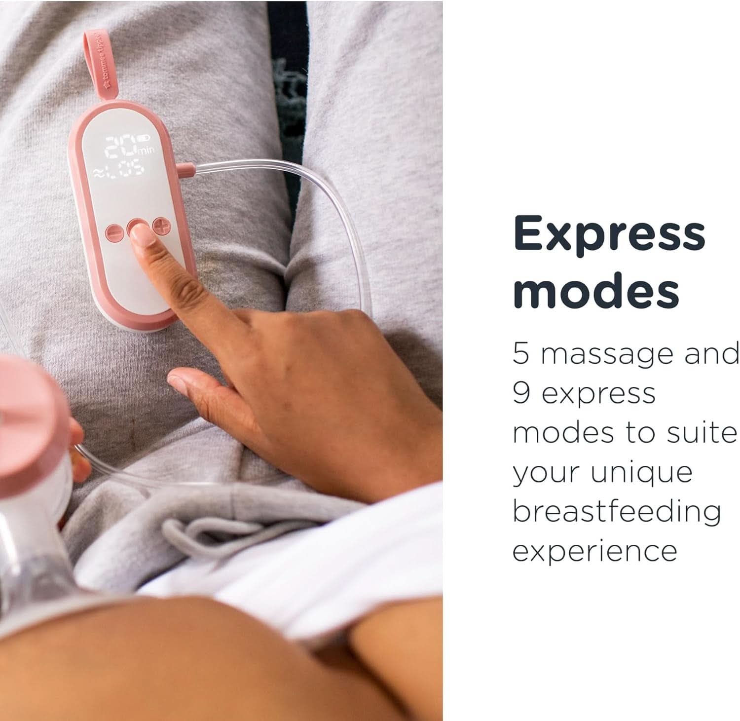 Tommee Tippee Made for Me Einzigartige elektrische Milchpumpe, starke Saugkraft Zubehör Essen und Stillen Bebe Naty Shop