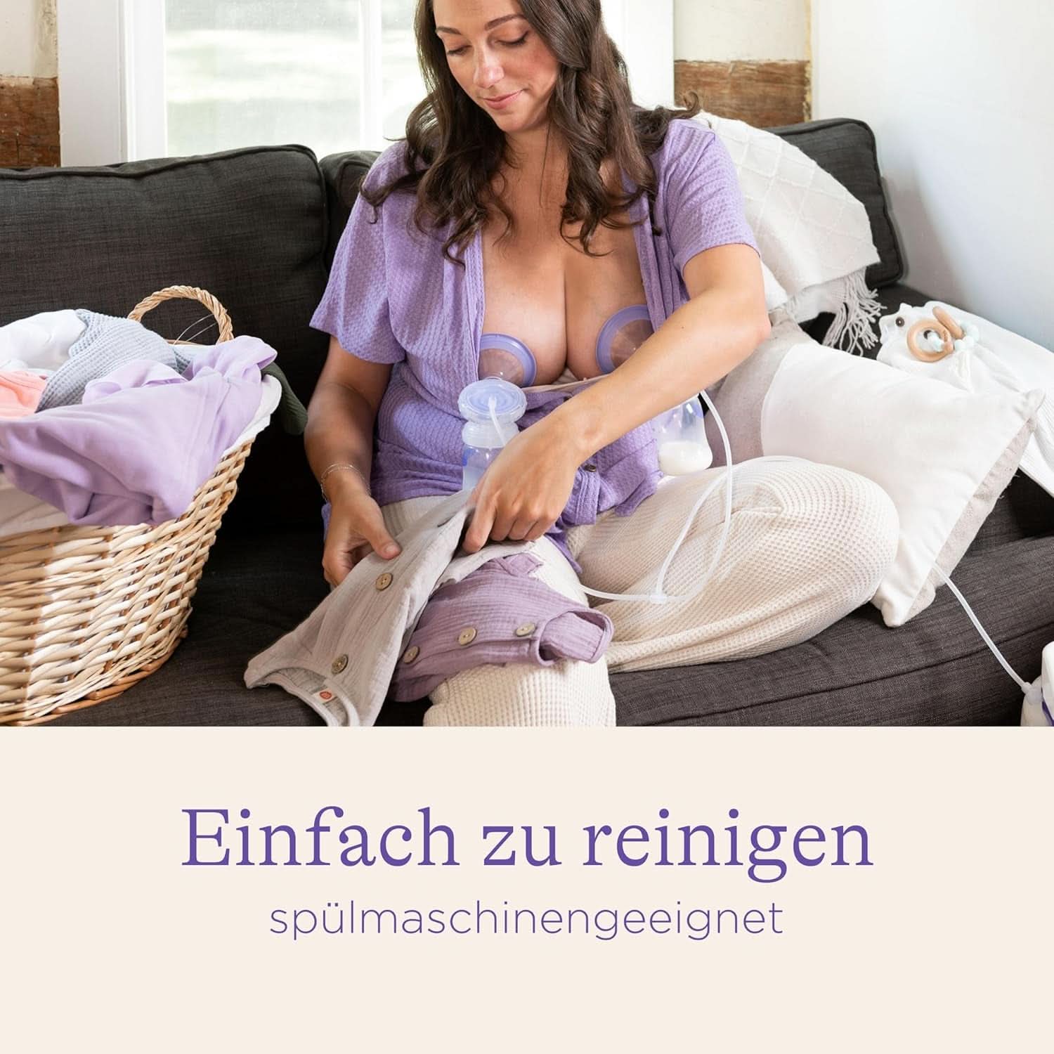 Lansinoh Milchpumpen mit Saugzubehör – Größe S (21 mm), 2 Stück Lebensmittel- und Stillzubehör Bebe Naty Shop