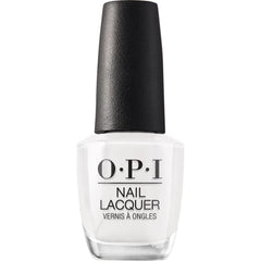Oja OPI Nail Lacquer White Shades – Oja cu uscare rapidă, rezistentă la ciobire și de lungă durată – durează până la 7 zile – cu pensulă ProWide extra-lată