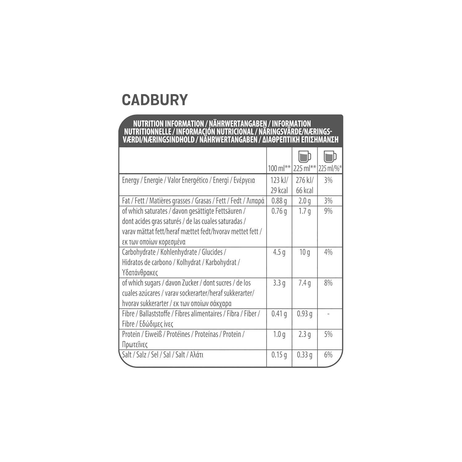 Tassimo Kapseln Cadbury Kakao, 5 x 10 Pads, 50 Kakaokapseln