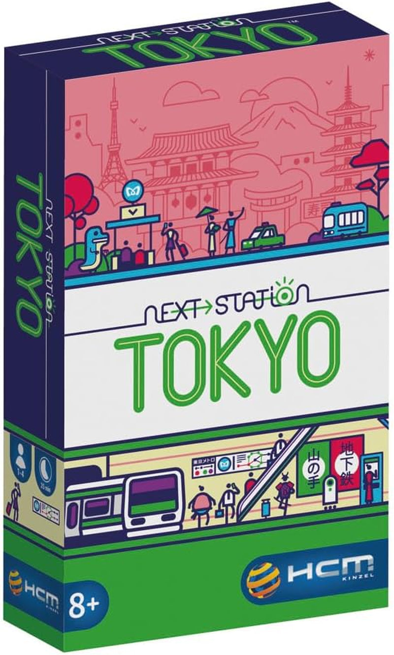 HCM Kinzel – Nächste Station Tokio | Fortsetzung des nominierten Spiels | Flip & Write – Neue U-Bahn-Linien für Tokio Tourismus | Geschicklichkeit und Strategie | Deutsch | 55214
