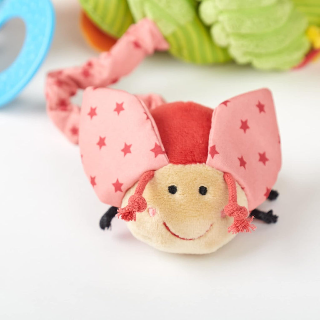 SIGIKID 42249 Fluture spiralat activ Baby Activity On Tour fete jucărie pentru copii recomandată de la naștere multicolor Jucarii Bebe Naty Shop