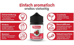 Twizzy Watermelon, Lebensmittelaroma – 60 ml – Intensives Aroma Arome Naty Shop