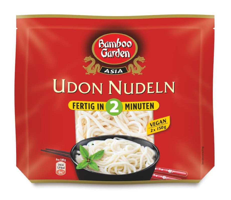 Udon-Nudeln von Bamboo Garden, vorgekocht, 300g