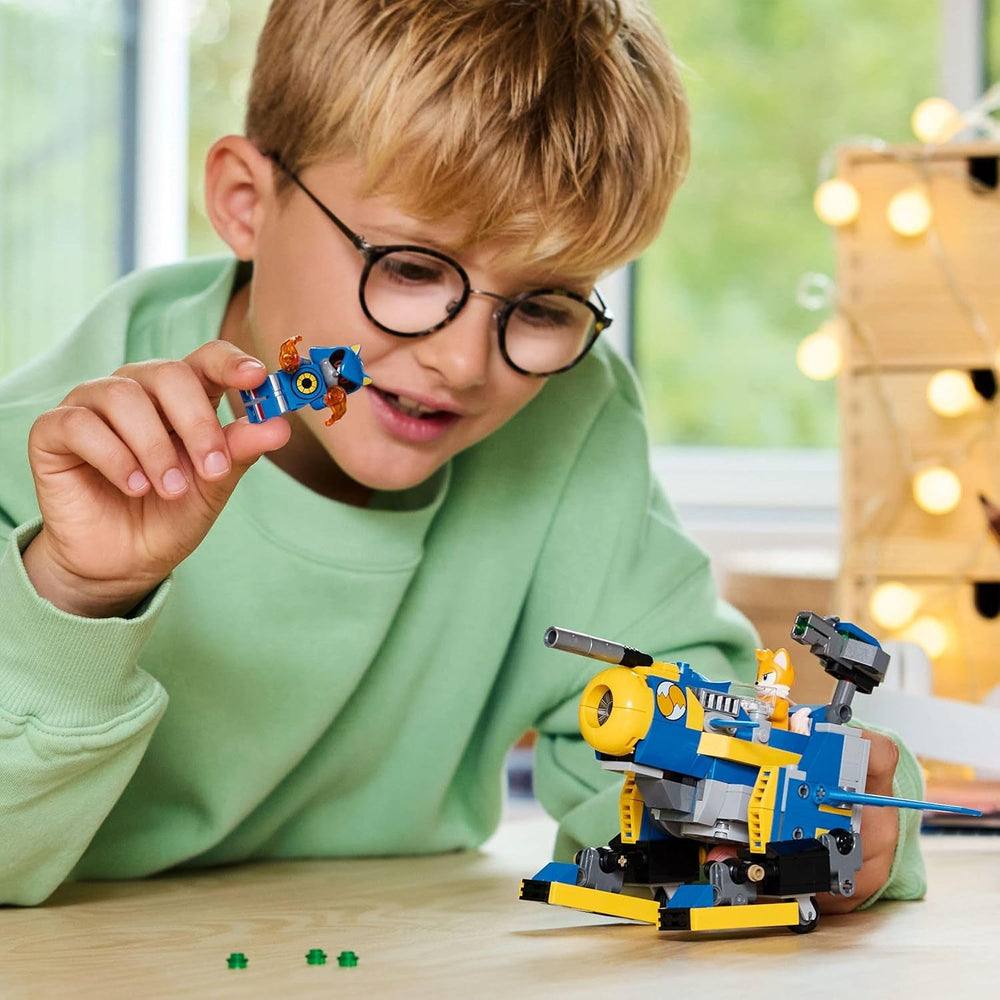 LEGO Sonic the Hedgehog Cyclone vs. Metal Sonic - Spielzeug Mechs zum Sammeln mit 2 Videospiel Minifiguren - Geschenkidee für Jungen und Mädchen ab 8 Jahren & Teenager Gaming Fans 77002