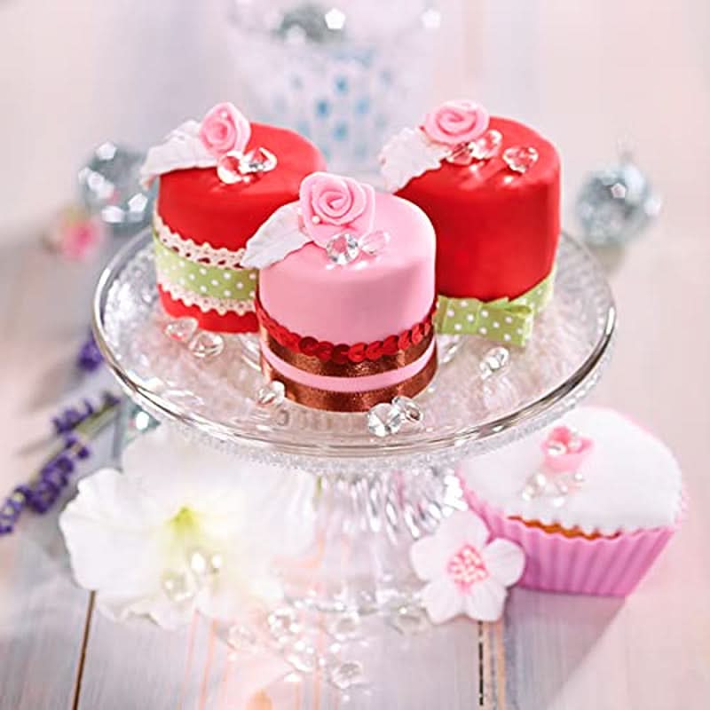 Decocino essbare Diamanten, 2 x 16 Stück Sprinkles Naty Shop