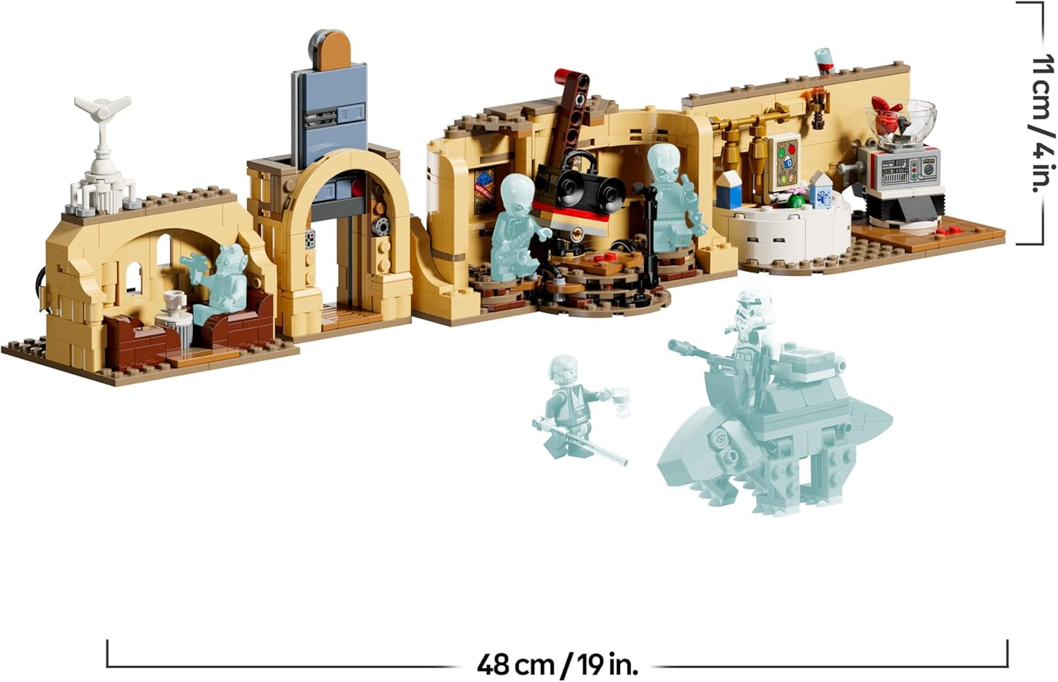 LEGO Star Wars 75425 SMART Play: Mos Eisley Cantina - Kompatibles Interaktives Spielzeug inkl. 3 SMART Tags und 2 Minifiguren - Geschenkidee für Jungen und Mädchen ab 8 Jahren & Erwachsene Fans