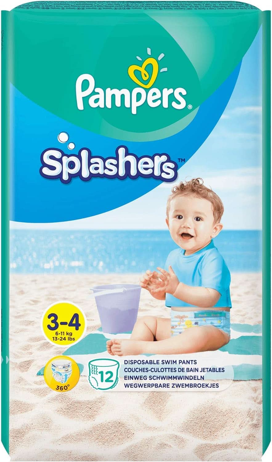 Pampers, scutece pentru plaja sau piscina, diverse marimi Mama si Copilul Naty Shop