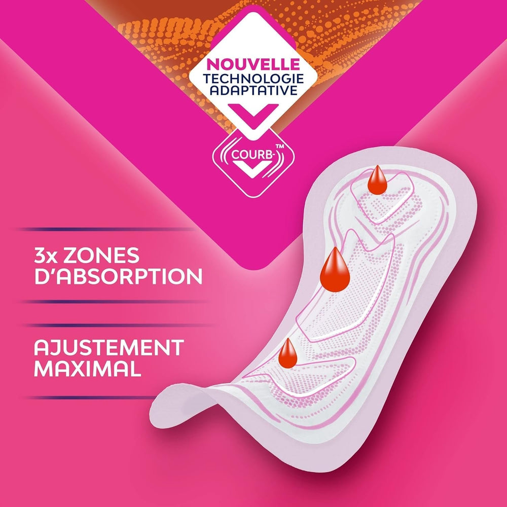 Prosoape sanitare Ultra Regular - Flux moderat - 32 de șervețele în pungi individuale