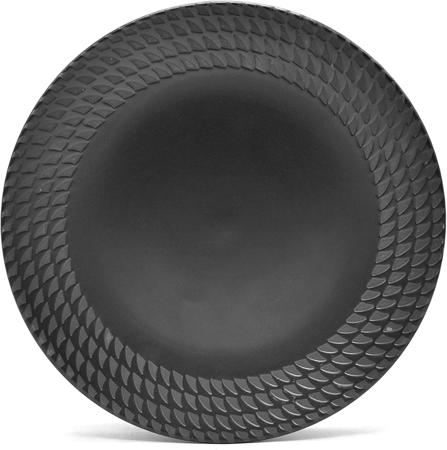 ECHTWERK 30-Teiliges Vintage Kombiservice "Blackstyle" Modern-Design, Für 6 Personen, Geschirrset Aus Steingut Mit 6 X Speiseteller, 6 X Beilagenteller, 6 X Schüssel, 6 X Teetassen, 6 X Suppenteller Tableware Sets Naty Shop