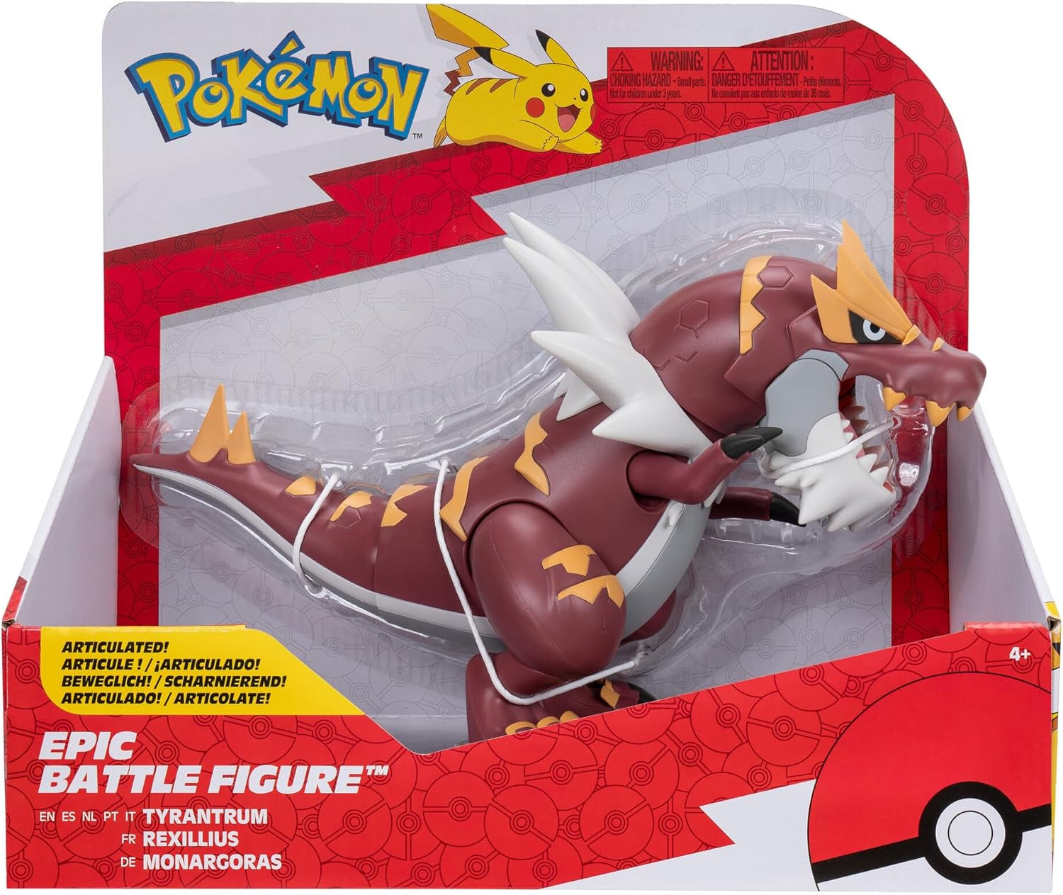 Pokemon PKW3422 – Epische Monargoras-Figur, offizielle Actionfigur, 30 cm, Actionfiguren, Naty Shop, Standardtitel