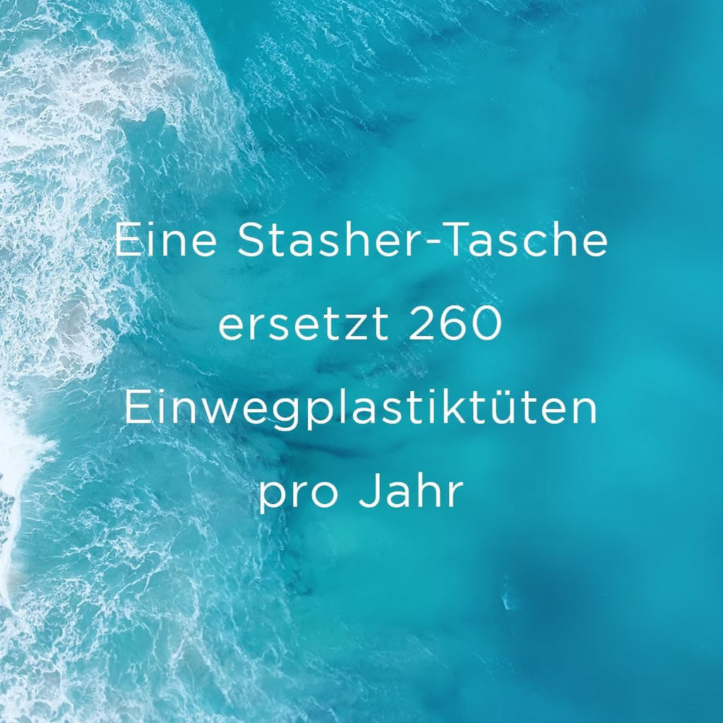 Stasher Bag Premium silicon sac reutilizabil pentru alimente, jumătate de galon, albastru, durabil, cuptor, mașină de spălat vase și congelator sigur, ecologic, sac de prânz, pentru prepararea alimentelor, 1893ml Cutii depozitare alimente Naty Shop