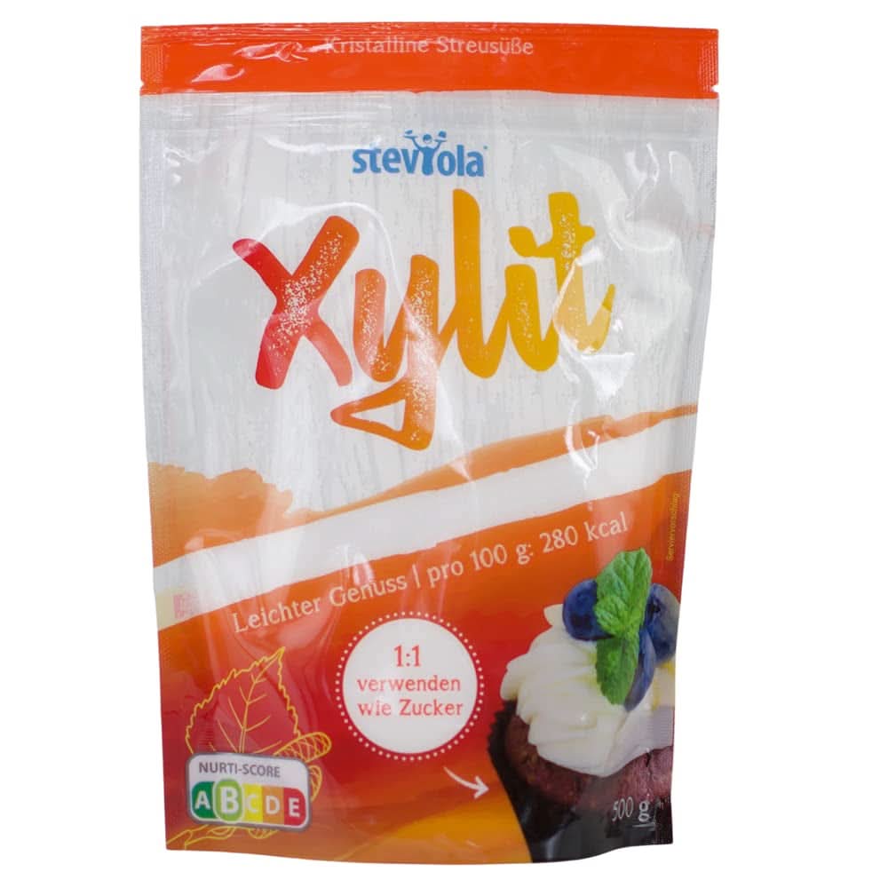 Steviola | Stevia-Süßstoff | Kalorienfreier Süßstoff, 300 Gramm Naty Shop Xylit-Süßstoff, 500 Gramm