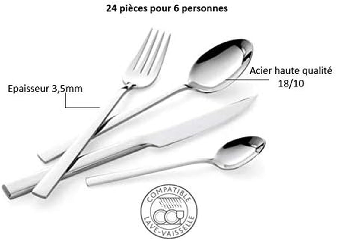 Giada Besteckset für 6 Personen, 24-teilig Kitchen Naty Shop