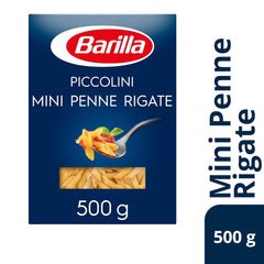 Paste Barilla Piccolini Mini Penne Rigate, 500g