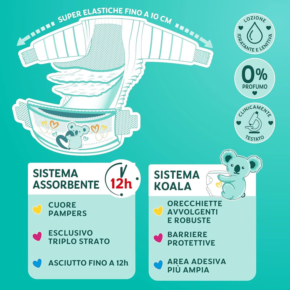 Pampers Baby Dry Junior Größe 5 (11-25 kg), 192 Windeln Mutter und Kind Naty Shop
