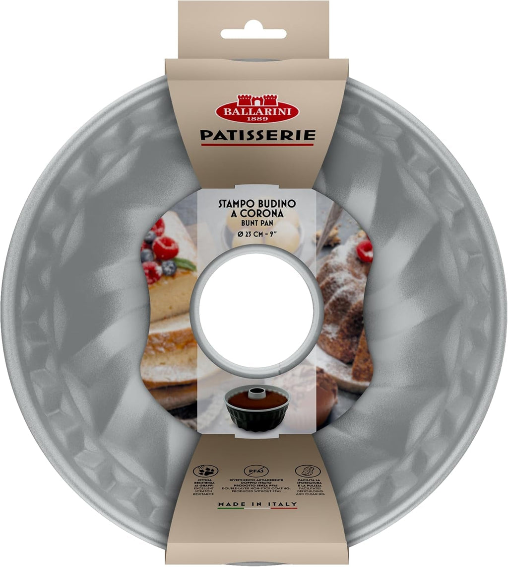 Ballarini, Tava de copt, diverse modele Matrite si tavi pentru copt Naty Shop Gri Matrita pentru budinca, coroana 23 cm