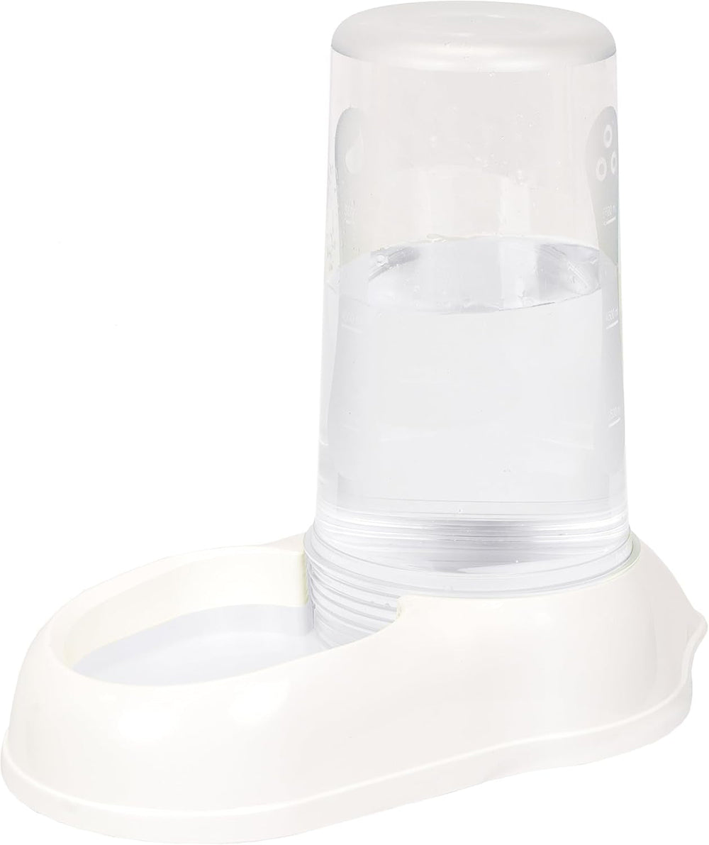 Ferplast AZIMUT 600 Dispenser de hrană și apă pentru câini și pisici, capacitate 0,6 litri, bază antiderapantă, 12,5 x 19 x Î 19,5 cm, albastru